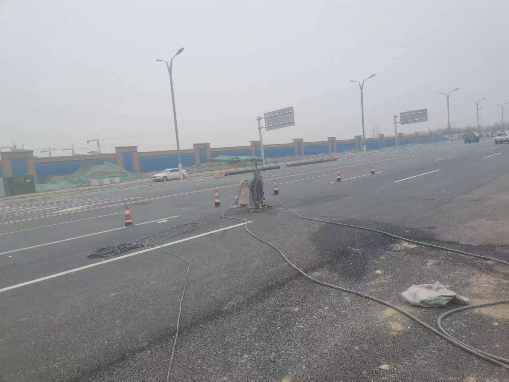 拖市镇马路注浆